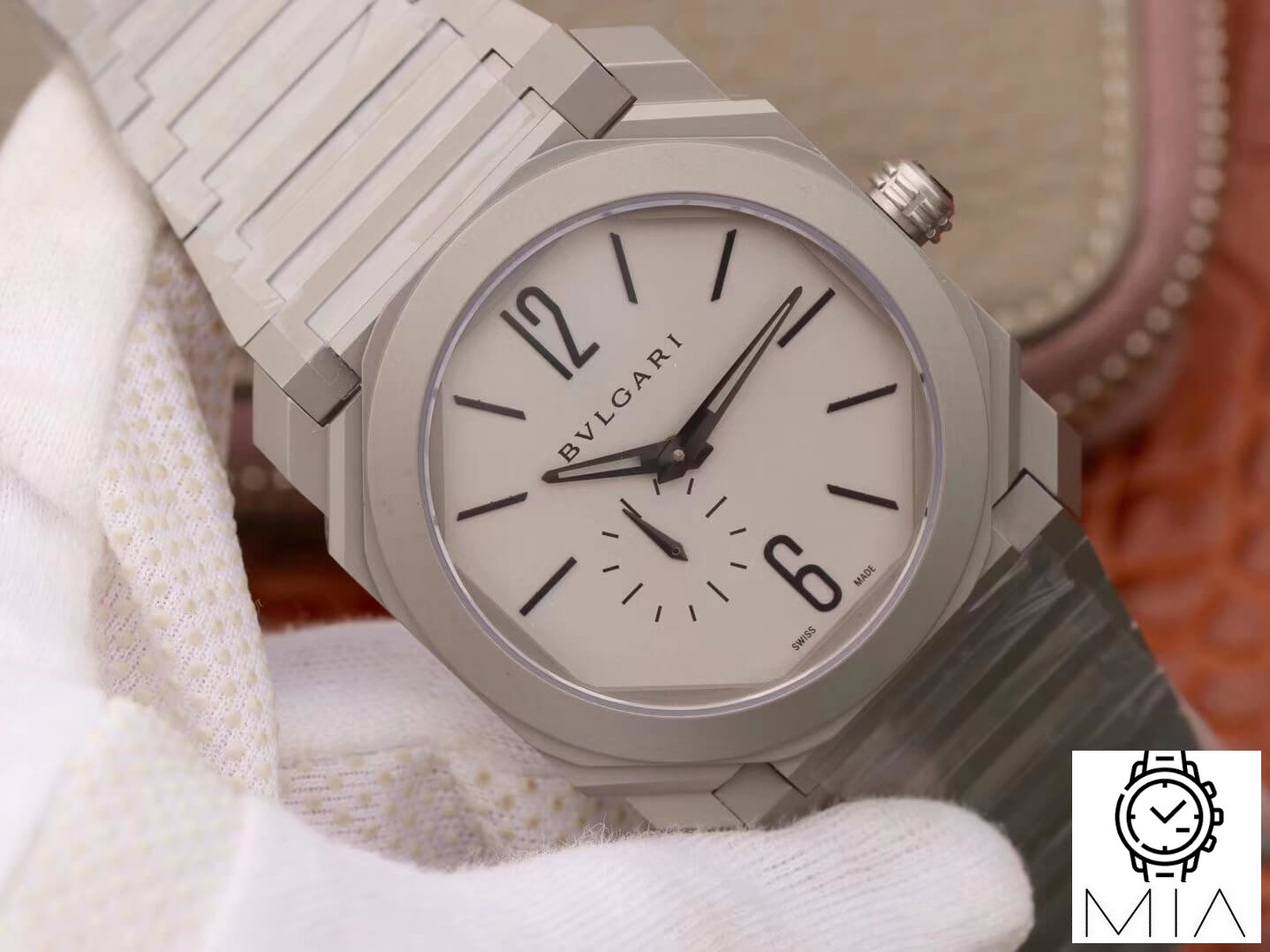 Bvlgari Octo Finissimo 103011 BV Factory Grey Strap