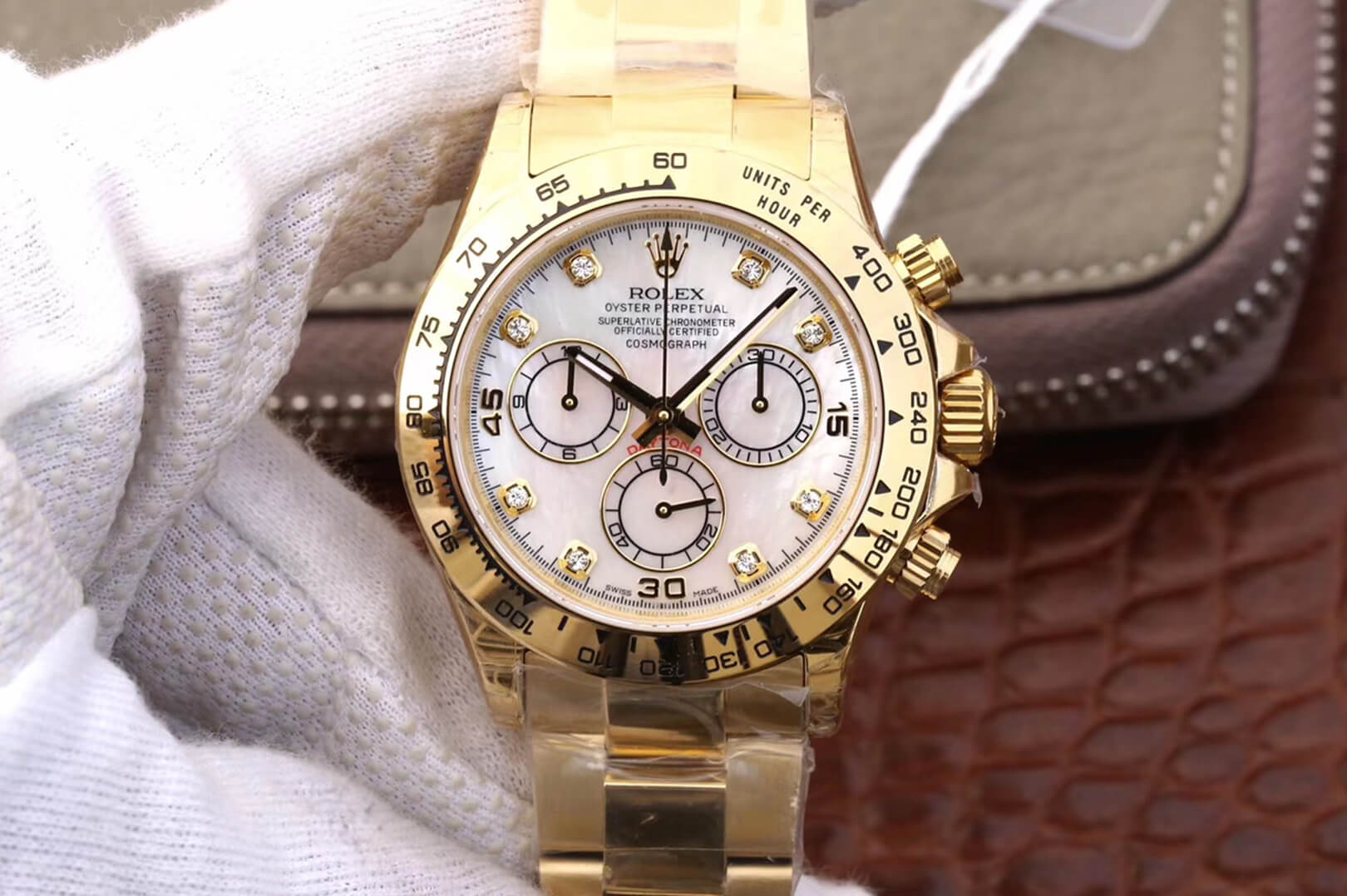Rolex Daytona Cosmograph 116528-78598 JH Factory White Dial