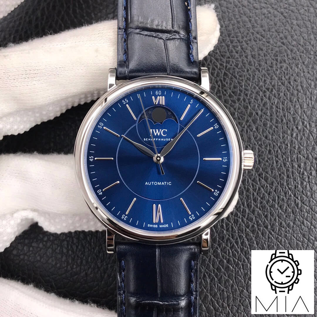 IWC Portofino Moon Phase IW459402 MKS Factory Stainless Steel Bezel