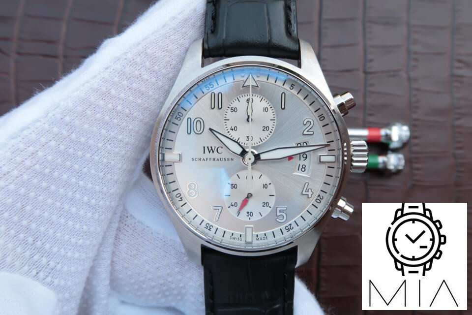 IWC Pilot JU-AIR Special Edition IW387809 ZF Factory Stainless Steel Bezel