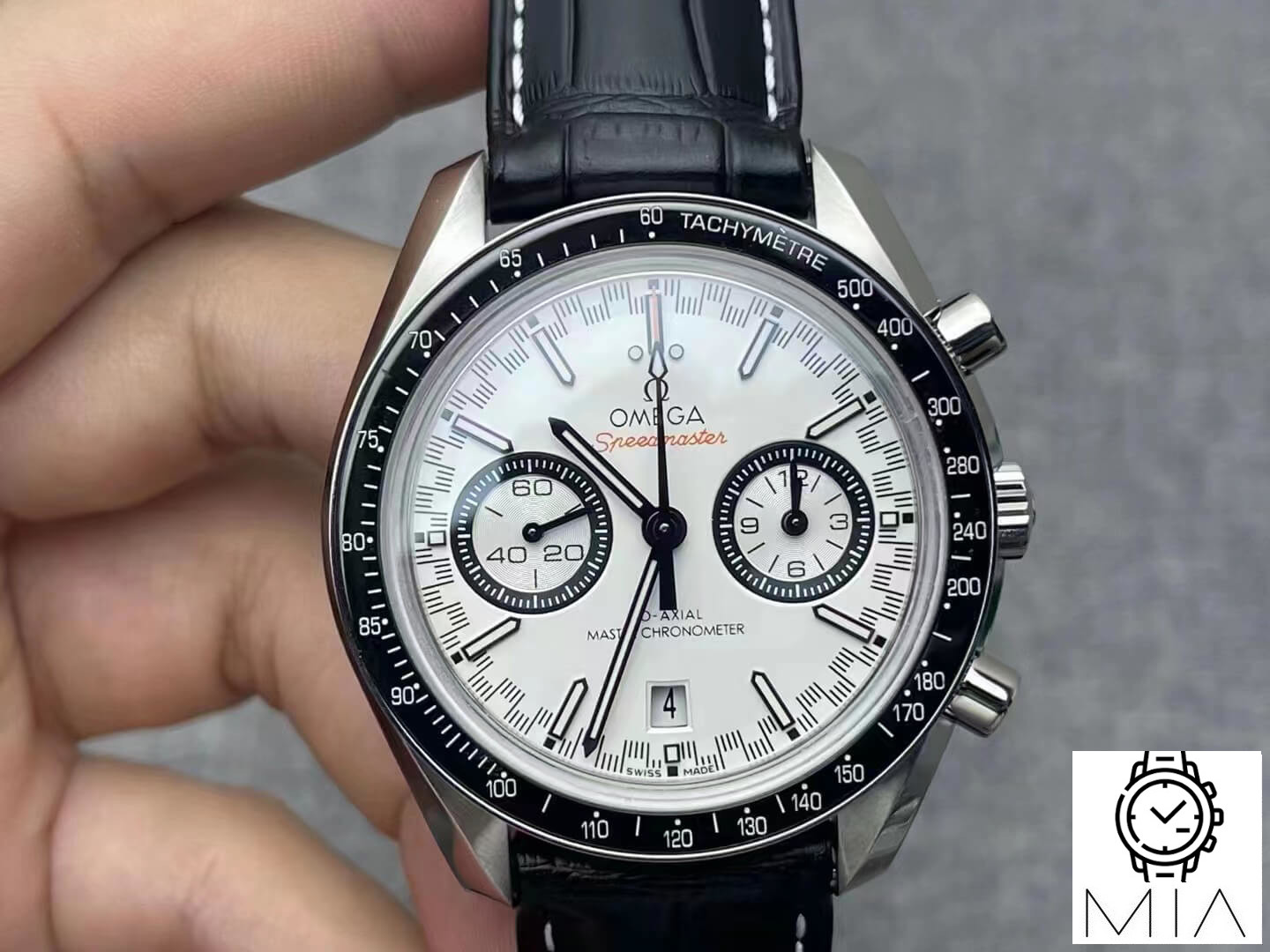 Omega Speedmaster Racing Chronograph 329.33.44.51.04.001 OM Factory Black Strap