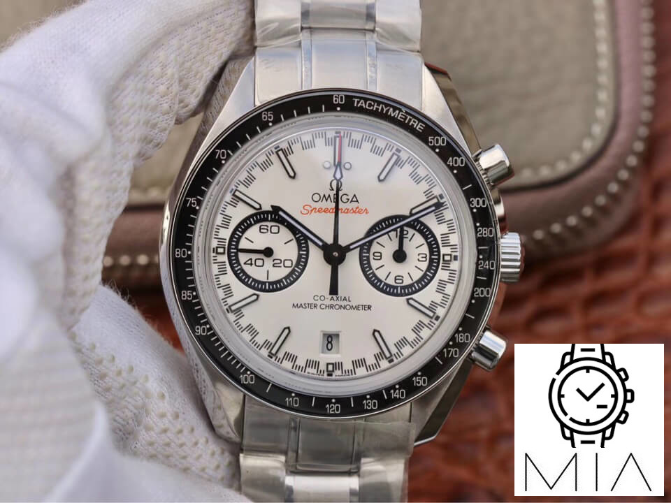 Omega Speedmaster Racing Chronograph 329.30.44.51.04.001 OM Factory White Dial