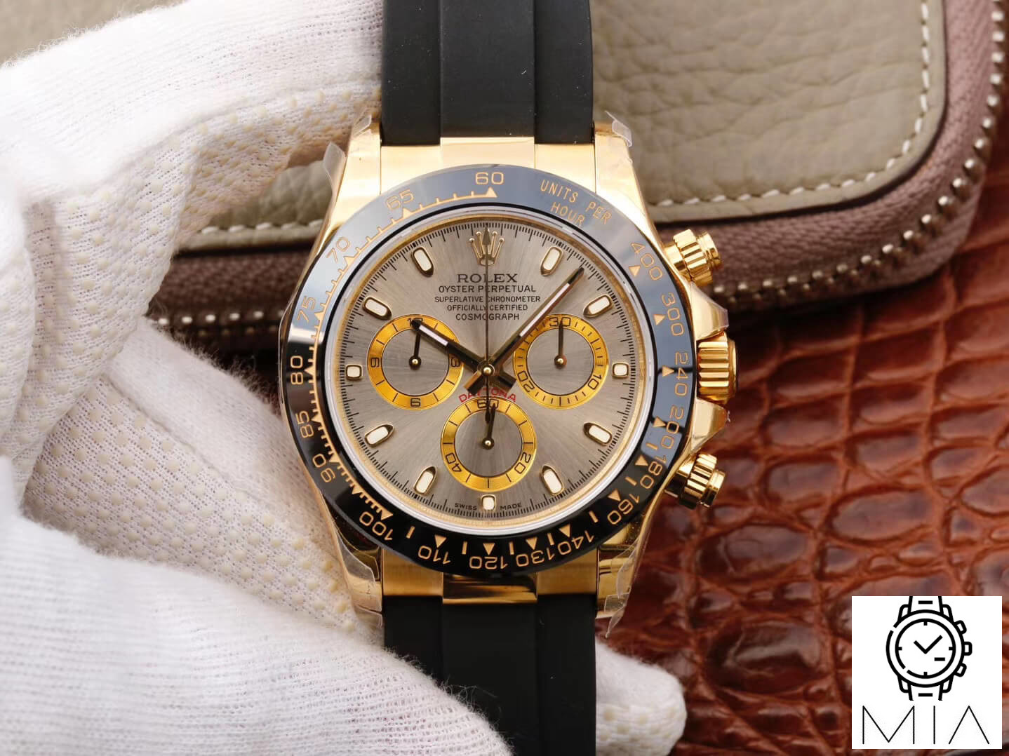 Rolex Daytona Cosmograph 116518LN JH Factory Rubber Strap
