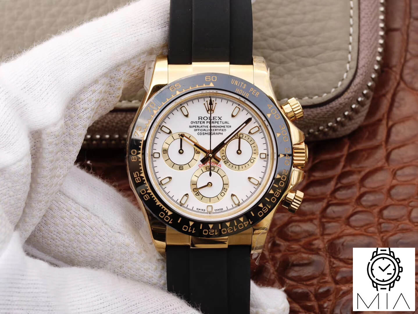 Rolex Daytona Cosmograph M116518ln-0041 JH Factory Rubber Strap