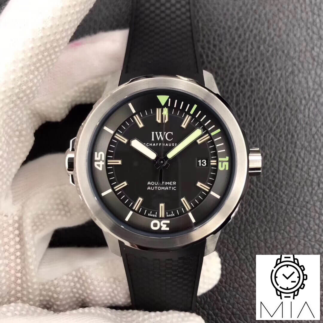 IWC Aquatimer IW329001 V6 Factory Black Strap