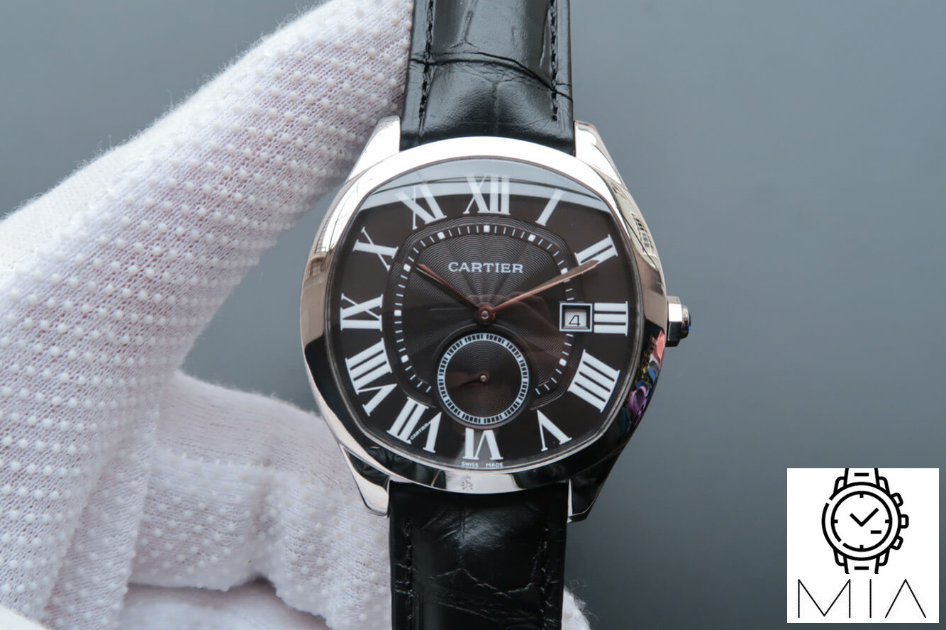 Drive De Cartier WSNM0009 V6 Factory Black Strap