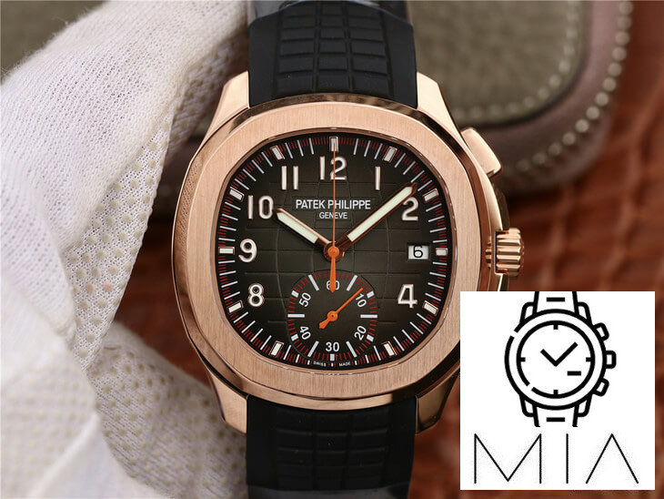 Patek Philippe Aquanaut 5968A-001 Black Rubber Strap