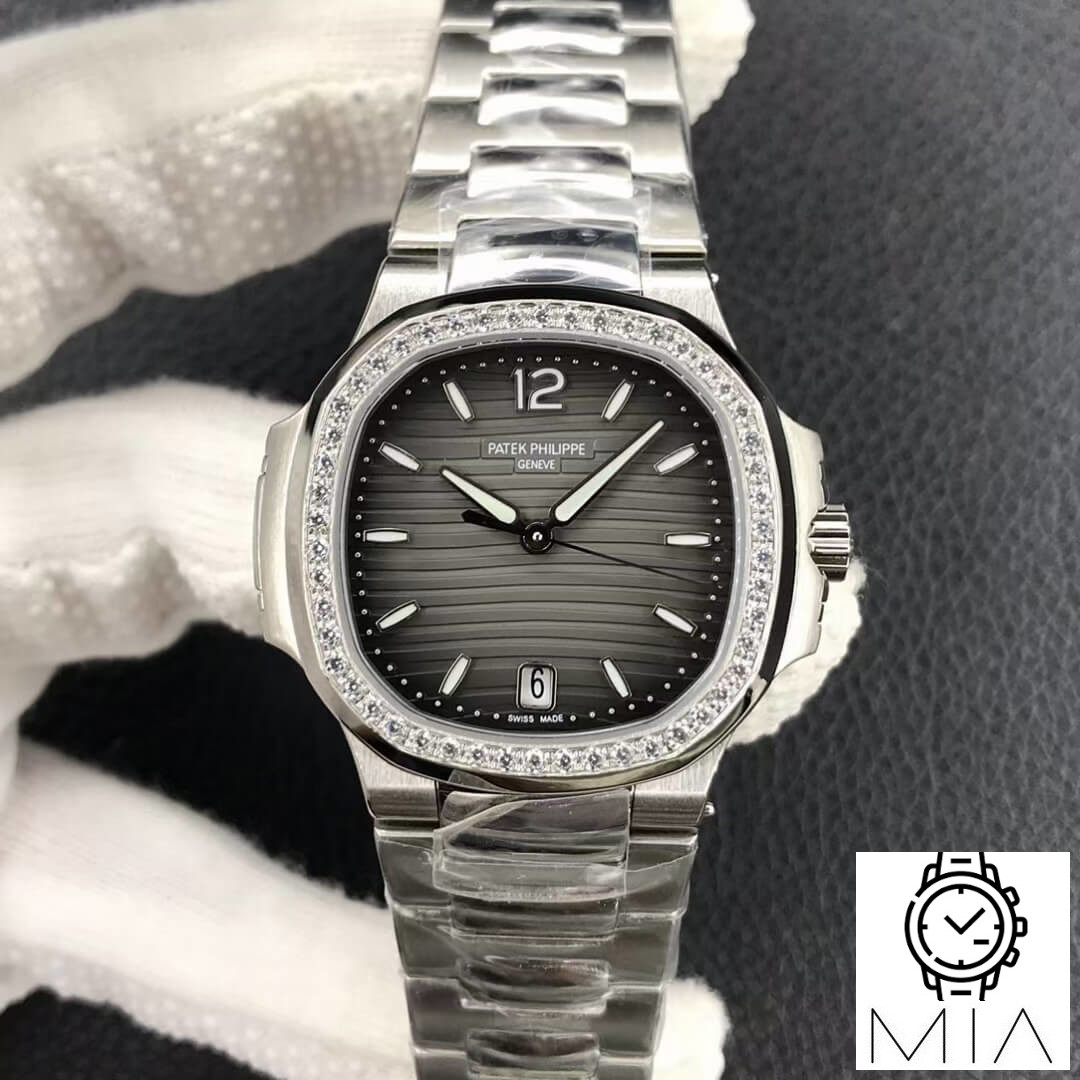 Patek Philippe Nautilus Ladies 7118-1200A-011 PF Factory Stainless Steel Strap