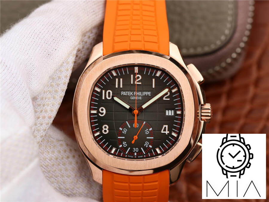 Patek Philippe Aquanaut 5968A-001 Orange Rubber Strap