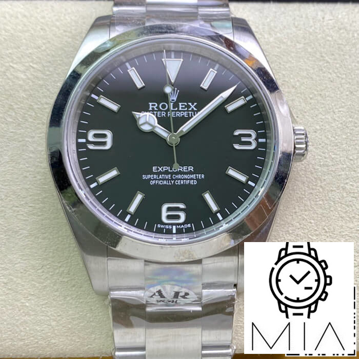 Rolex Explorer M214270-0003 39MM AR Factory Stainless Steel Strap