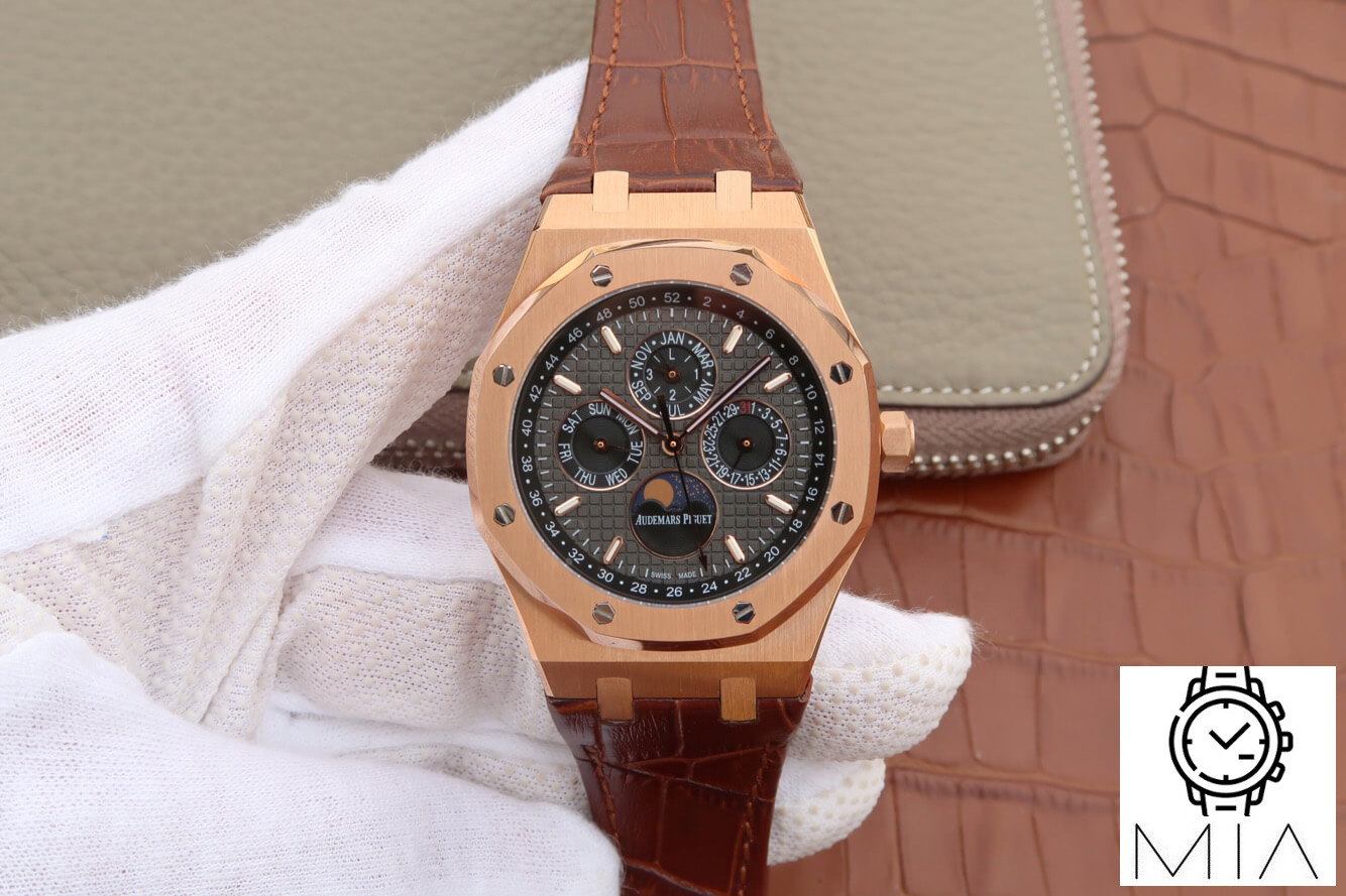 Audemars Piguet Royal Oak Perpetual Calendar 26574 JF Factory Brown Strap