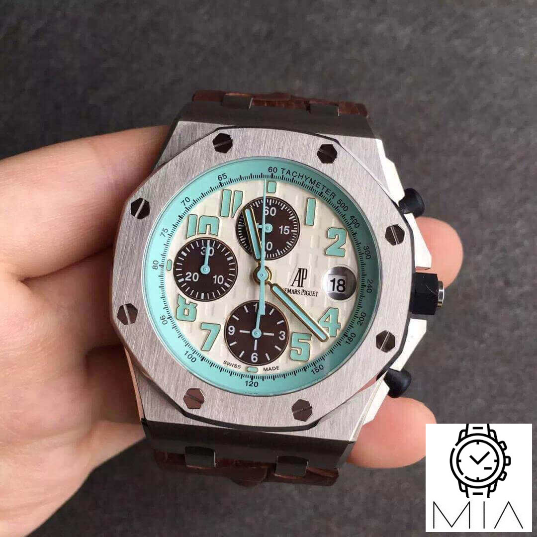 Audemars Piguet Royal Oak Offshore 26187ST.OO.D801CR.01 JF Factory Brown Strap