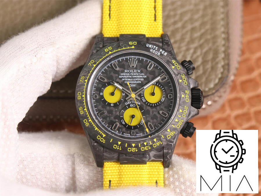Rolex Daytona Diw Retrofit Version WWF Factory Yellow Strap