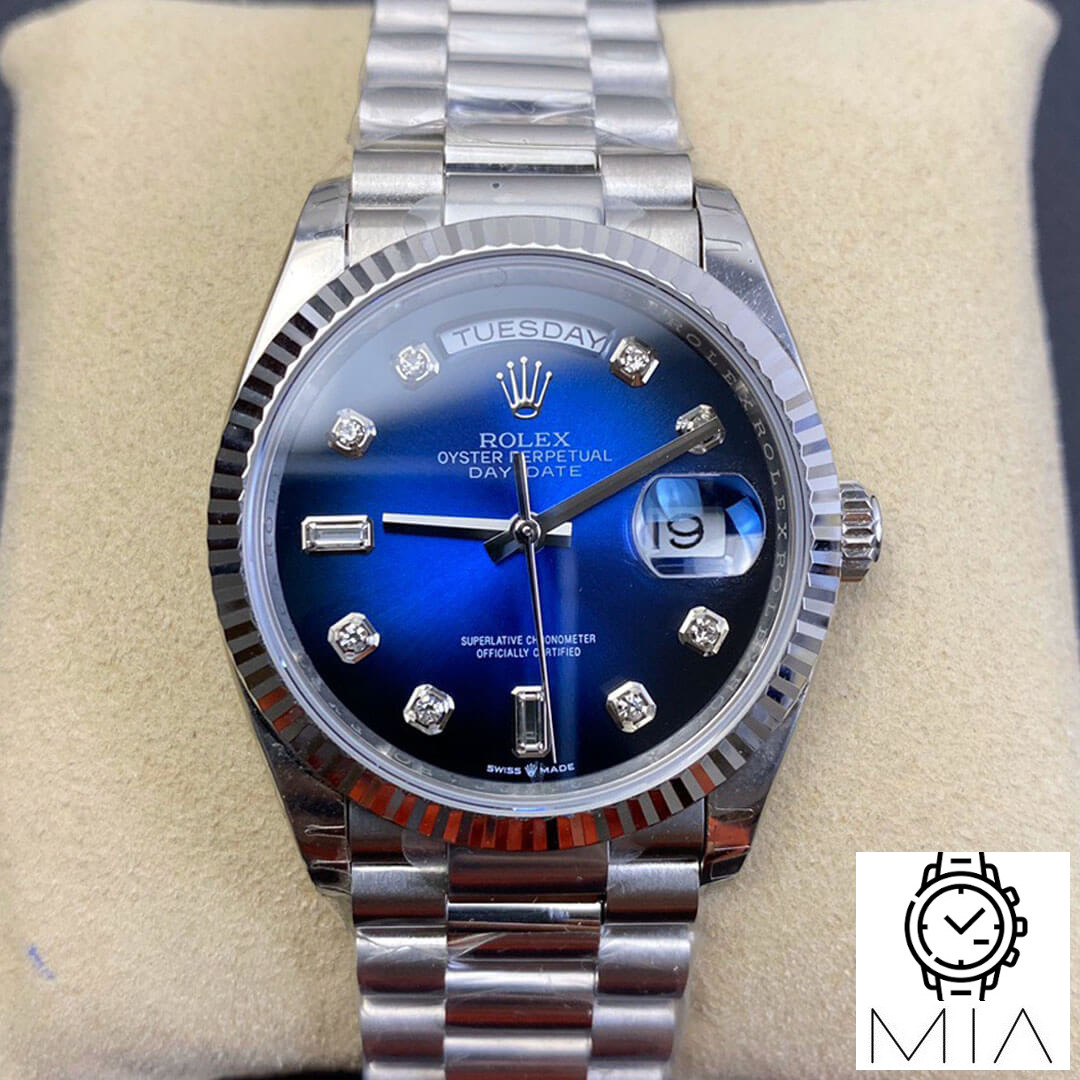 Rolex Day Date M128239-0023 EW Factory Diamond-Set Dial