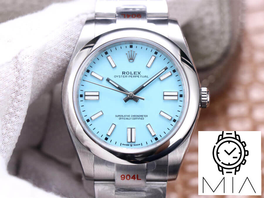 Rolex Oyster Perpetual M124300-0006 EW Factory Light Blue Dial
