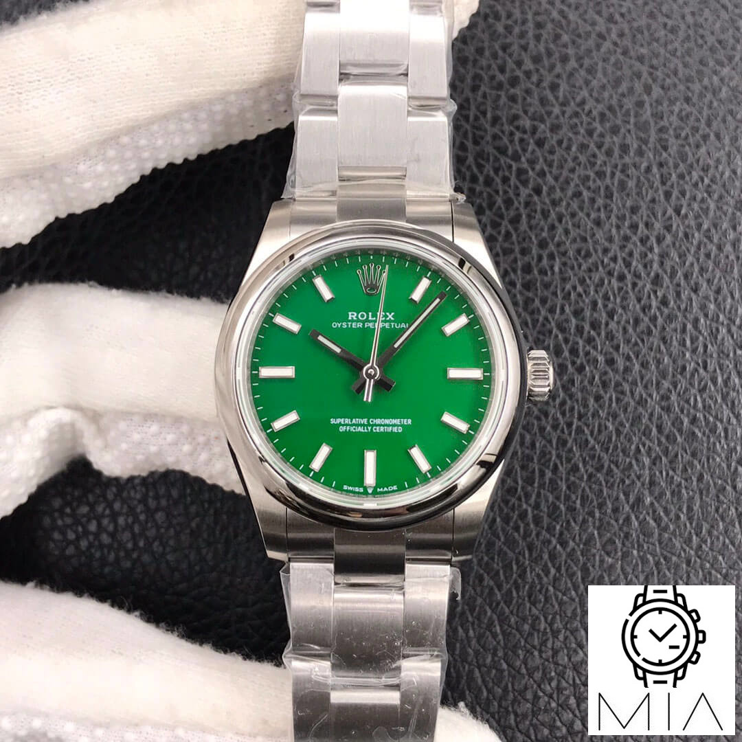 Rolex Oyster Perpetual M277200-0006 31MM EW Factory Green Dial