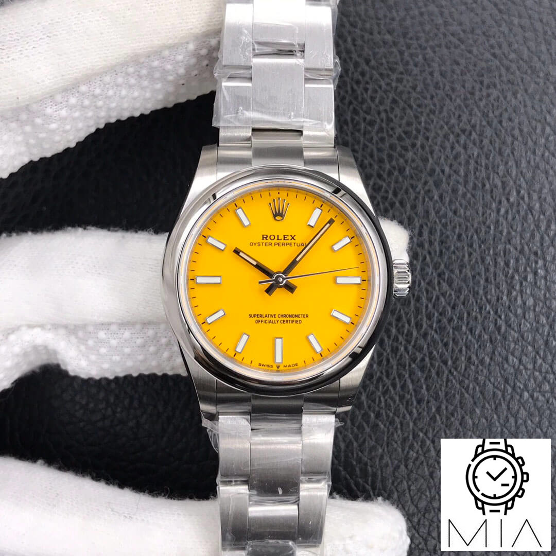 Rolex Oyster Perpetual M277200-0005 31MM EW Factory Yellow Dial
