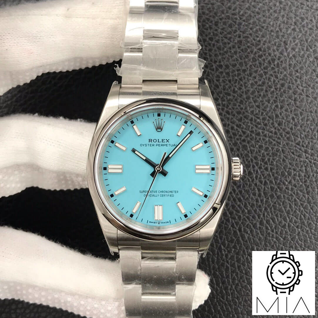 Rolex Oyster Perpetual M126000-0006 36MM EW Factory Light Blue Dial