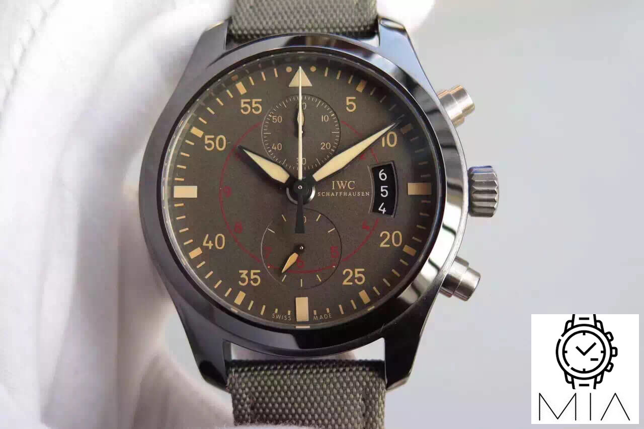 IWC Pilot IW388002 V6 Factory Brown Strap