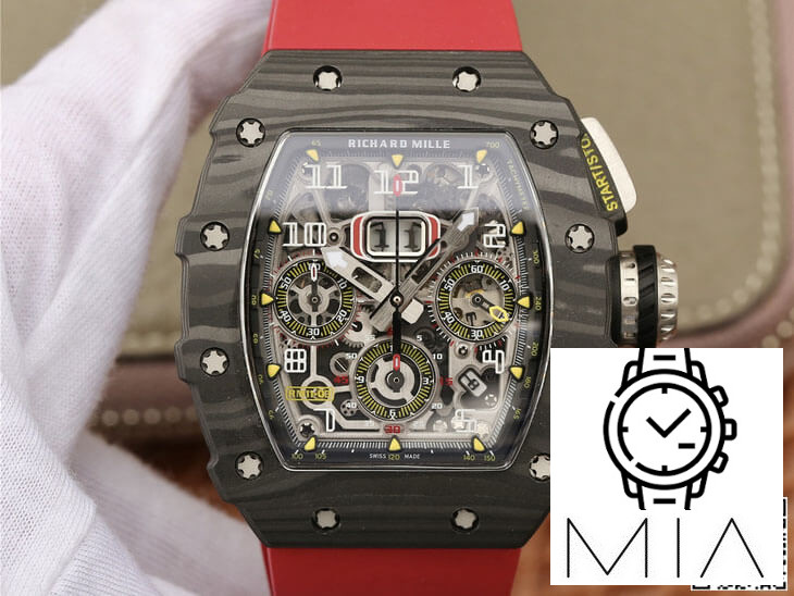 Richard Mille RM11-03 KV Factory Rubber Strap