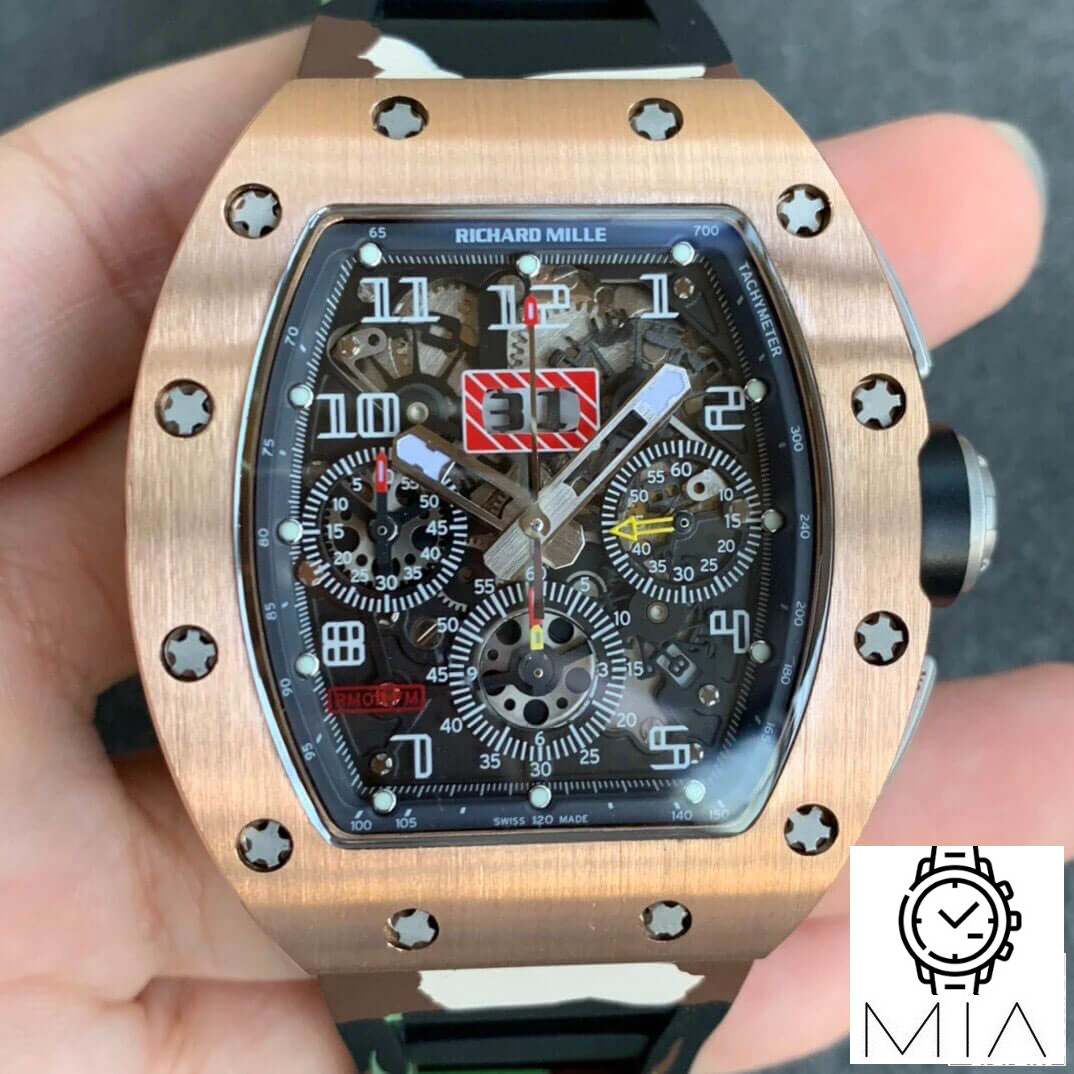 Richard Mille RM11 KV Factory Rubber Strap