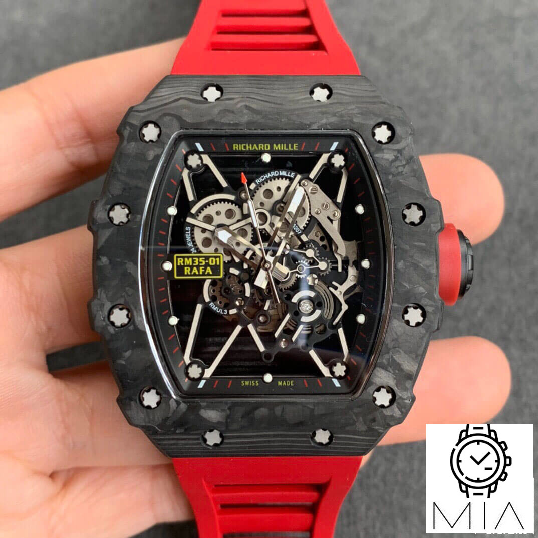 Richard Mille RM35-01 KV Factory Rubber Strap