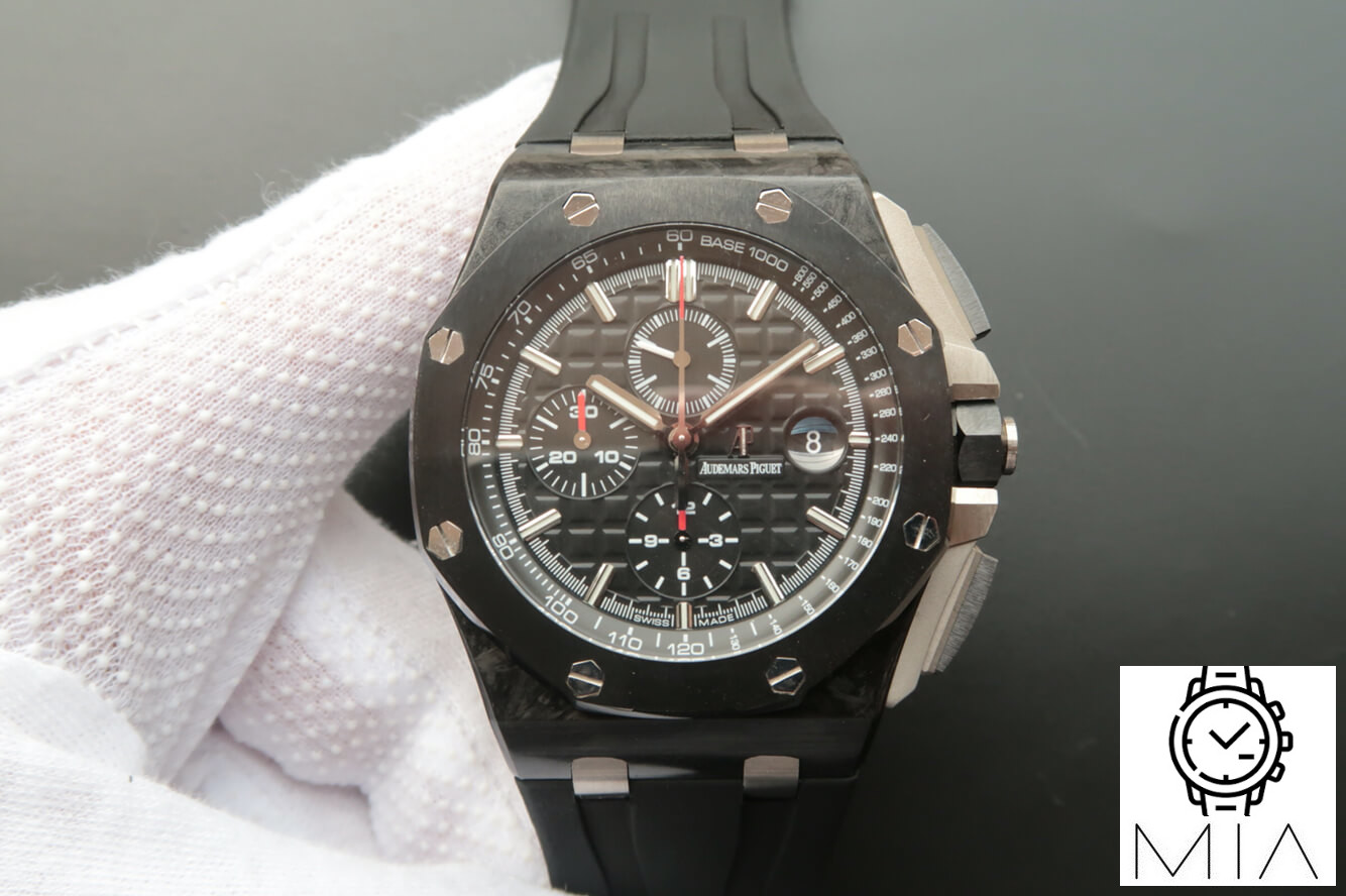 Audemars Piguet Royal Oak Offshore 26400AU.OO.A002CA.01 JF Factory Black Rubber Strap