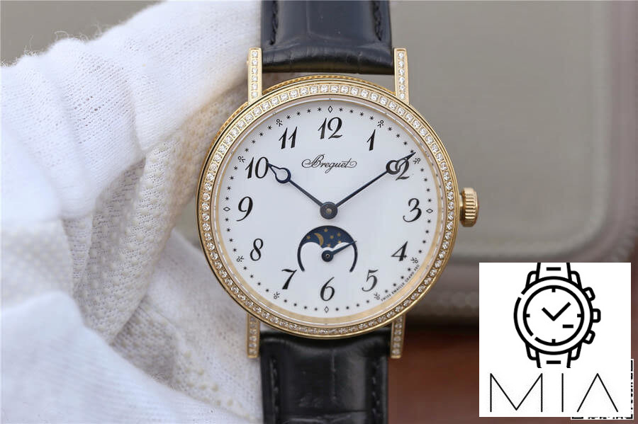 Breguet Classique Moonphase 9087BB/29/964 TW Factory Black Strap