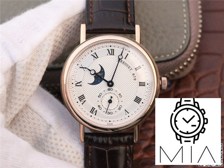 Breguet Classique Moonphase 4396 Stainless Steel Bezel