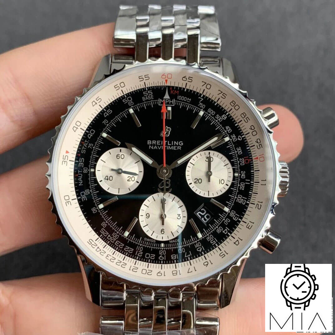 Breitling Navitimer 1 B01 AB0121211B1A1 GF Factory Black Dial