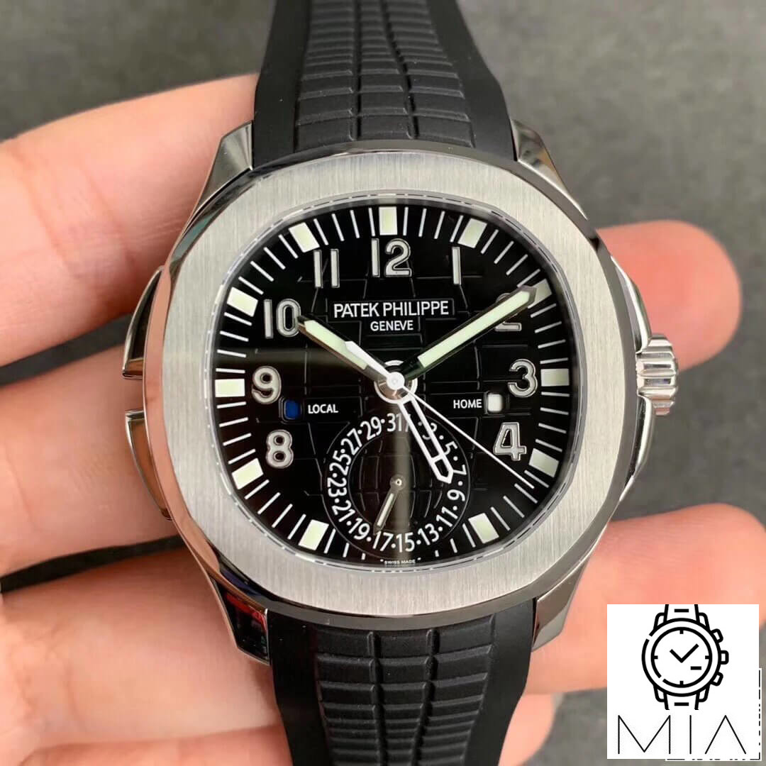 Patek Philippe Aquanaut 5164A-001 GR Factory Black Strap