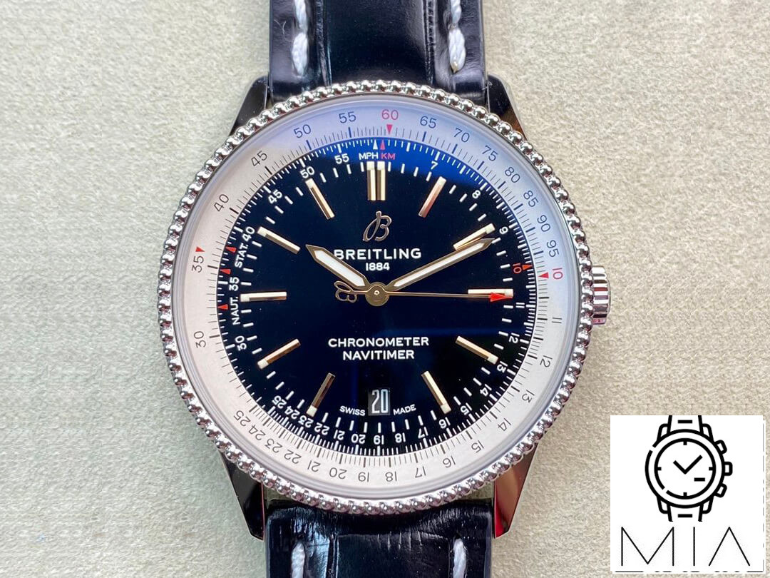 Breitling Navitimer 1 A17326211B1P1 V7 Factory Black Strap