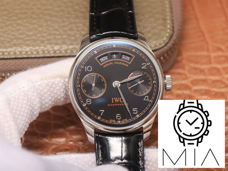 IWC Portugieser Pisa Version YL Factory Black Strap
