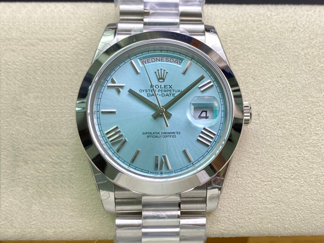 Rolex Day Date M228206-0044 EW Factory Blue Dial