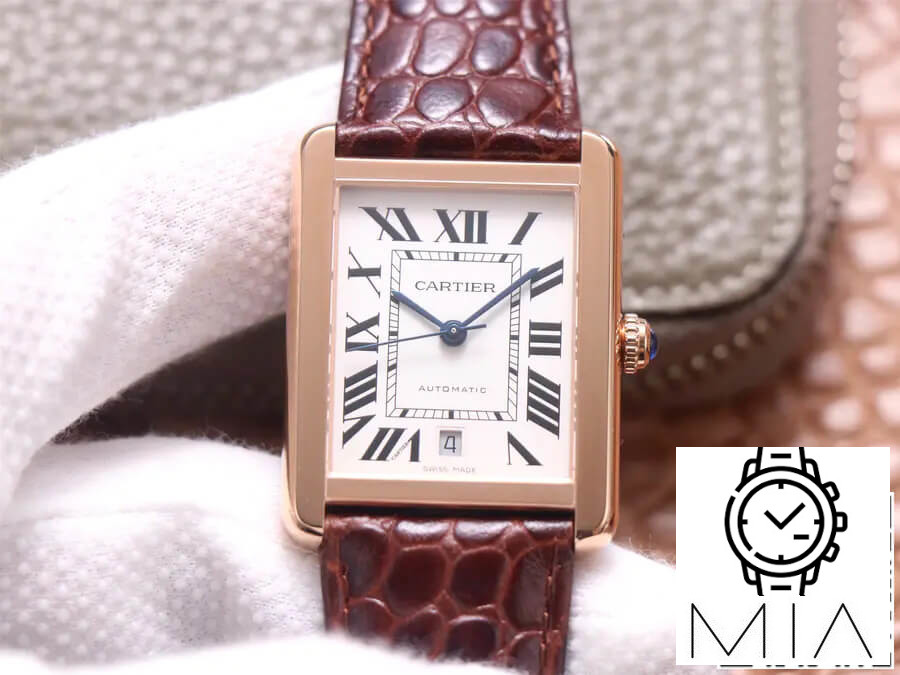 Cartier Tank W5200026 V9 Factory White Dial
