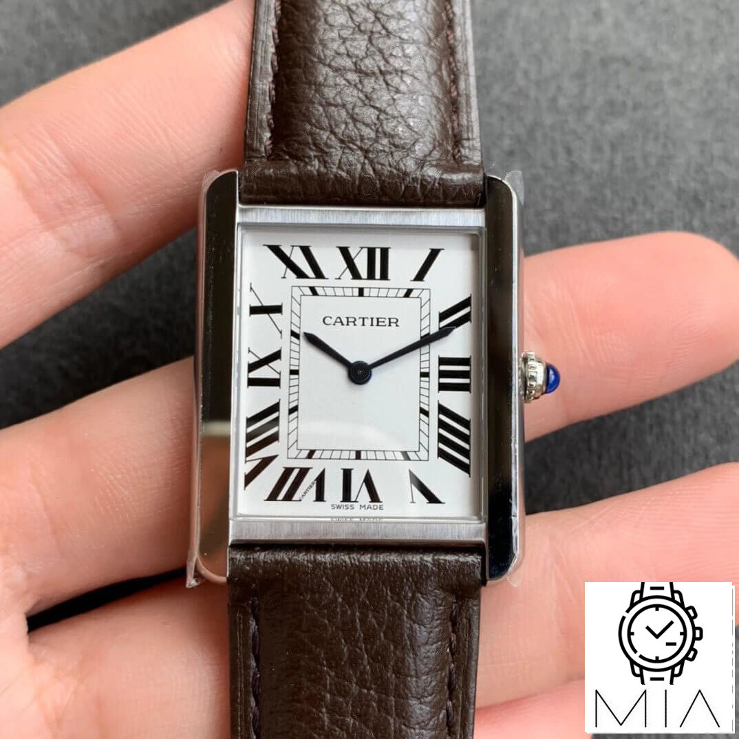 Cartier Tank WSTA0030 K11 Factory Stainless Steel Bezel