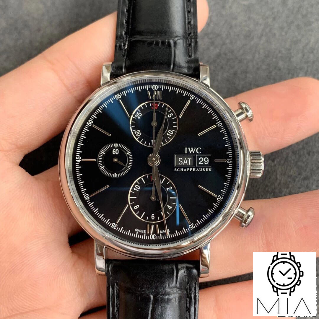 IWC Portofino IW391008 ZF Factory Black Strap