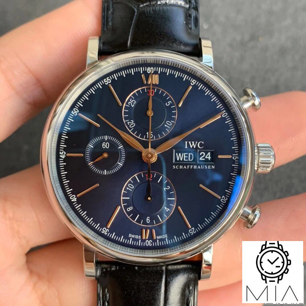 IWC Portofino IW391036 ZF Factory Blue Strap