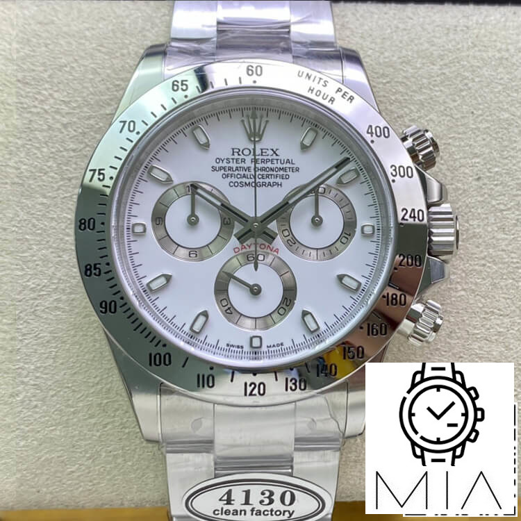 Rolex Cosmograph Daytona 116520LN Clean Factory Stainless Steel Strap