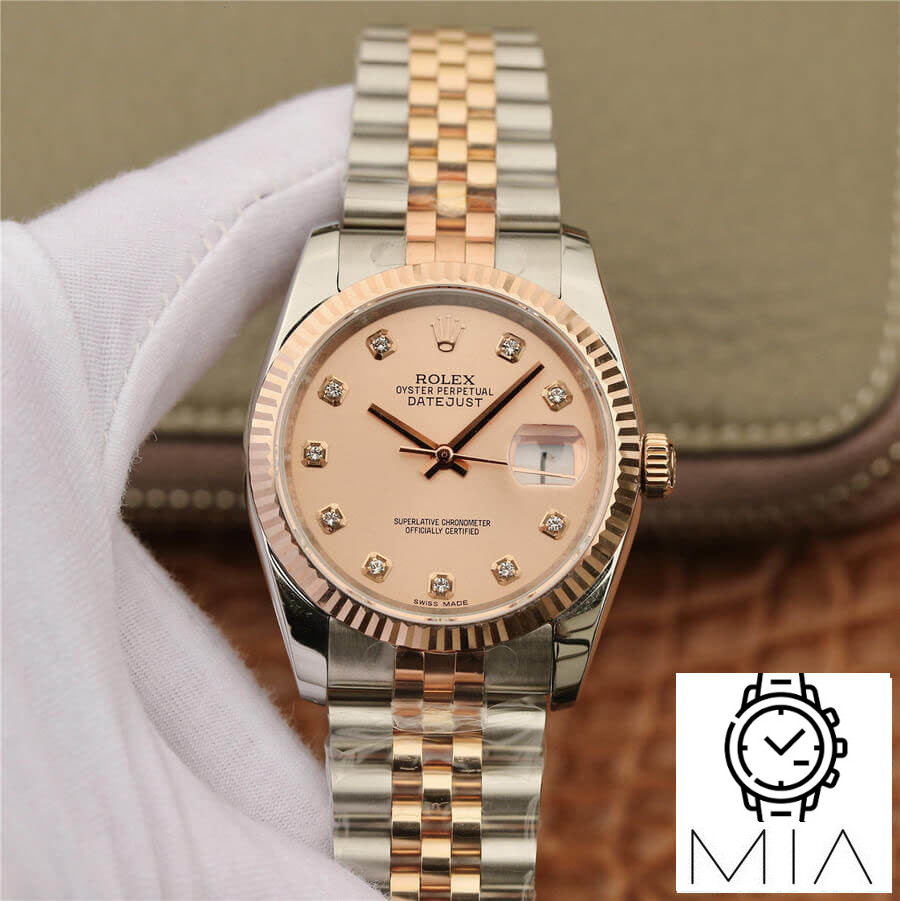 Rolex Datejust 116231 36MM GM Factory Diamond-Set Bezel