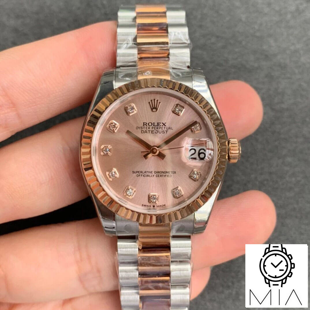 Rolex Datejust M278271-0023 GS Factory Rose Gold Dial