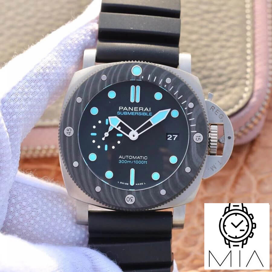 Panerai Submersible PAM00799 VS Factory Black Strap