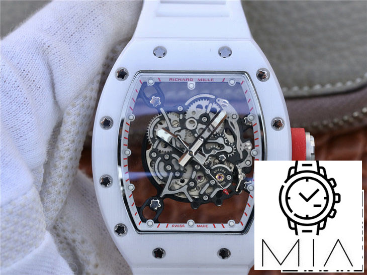 Richard Mille RM055 KV Factory Rubber Strap