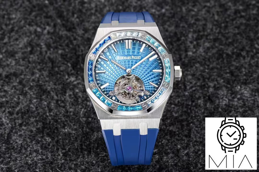 Audemars Piguet Royal Oak Tourbillon R8 Factory Blue Rubber Strap