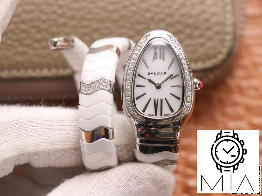 Bvlgari Serpenti BV Factory Diamond-Set Bezel