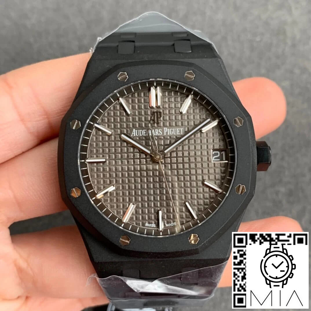 Audemars Piguet Royal Oak 15500 DLC Version ZF Factory Carbon Fiber Case
