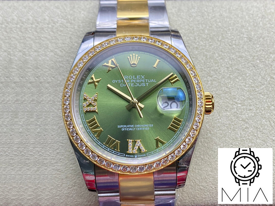 Rolex Datejust M126283RBR-0012 EW Factory Diamond-Set Bezel
