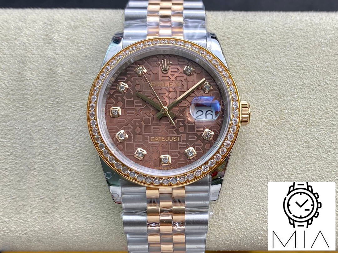 Rolex Datejust M126281RBR-0013 BP Factory Diamond-Set Bezel