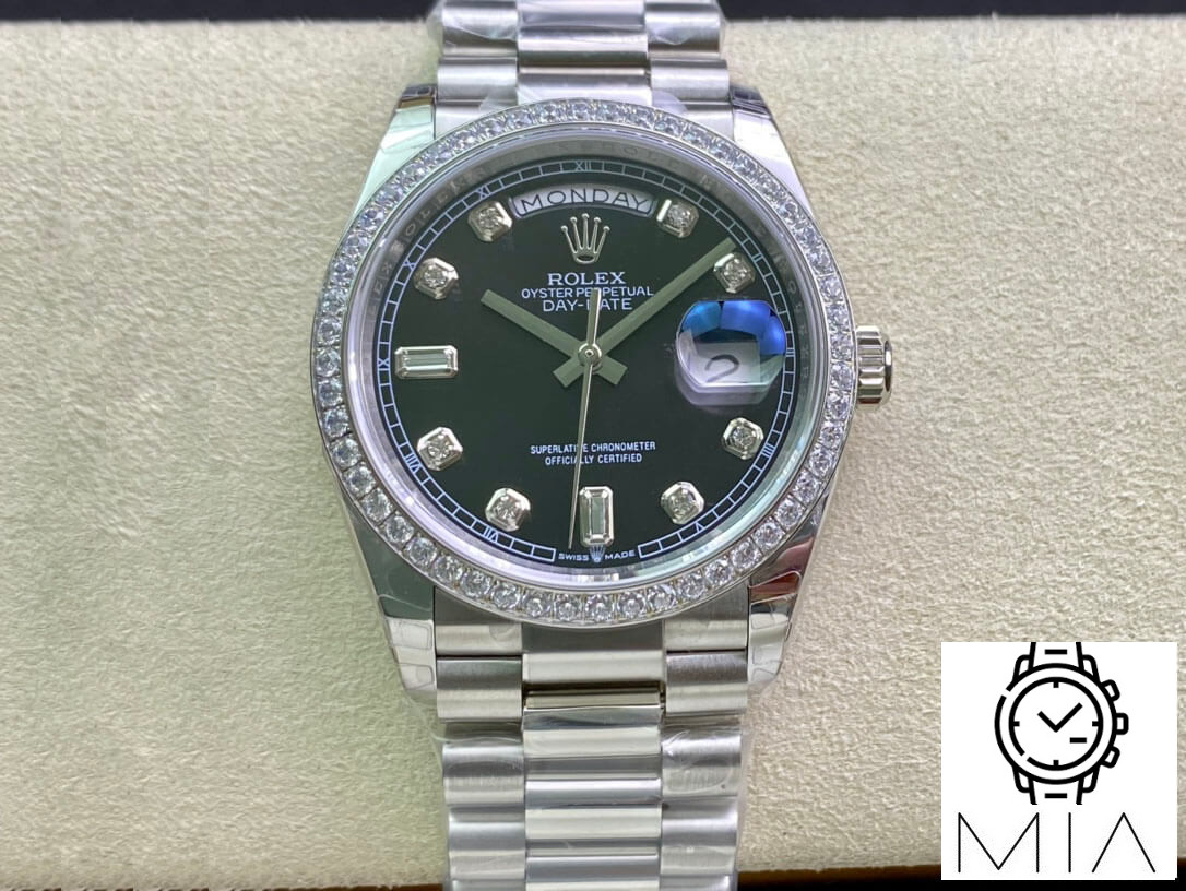 Rolex Day Date 118346 36MM EW Factory Stainless Steel Strap