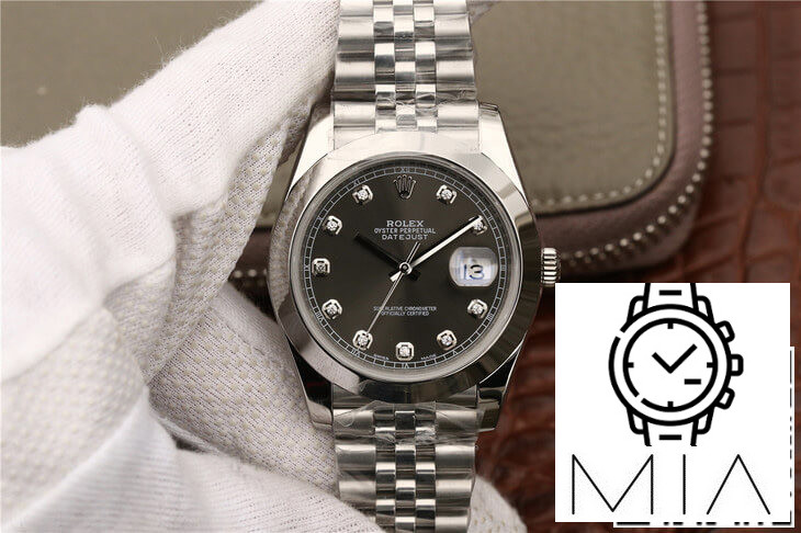Rolex Datejust M126300 EW Factory Diamond-set Dial